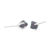 Starborn Ohrstecker mit natürlichem Zirkonia-Kristall aus Sterlingsilber 