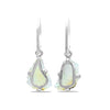 Natürliche äthiopische Opal-Ohrringe von Starborn aus Sterlingsilber 