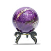 Starborn Purpurite Sphere 45-50mm diameter with brass stand