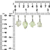 Starborn Rough Brasilian Hiddenite Sterling Silver Pendant - Small transparent