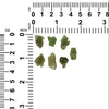 Starborn Genuine Rough Moldavite 5-7 Carat Stone, One Piece