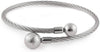 Starborn Muonionalusta Meteorite Ball Stainless Steel Bangle Bracelet