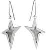Starborn Creations Sterling Silver Muonionalusta Meteorite Star Earrings