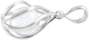 Starborn Danburit polished ball in 925 sterling silver spiral cage