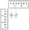 Starborn Creations Sterling Silver Muonionalusta Meteorite Star Earrings