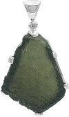 Starborn Sterling Silver Natural 40+ carat Moldavite Pendant