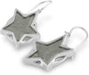 Starborn Creations Sterling Silver Muonionalusta Meteorite Star Earrings