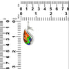 Starborn Ammolite Swan Pendant in Sterling Silver