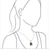Starborn Sterling Silver Natural 40+ carat Moldavite Pendant