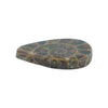 Ammonite with Ammolite Inlay Cabochons 16mm - 1 piece