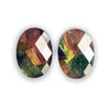 Ammolite Oval Faceted Stones 18mm - 1 pair