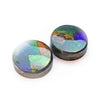 Runde Ammolit-Cabochons 11 mm – 1 Paar