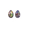 Ammolite Pear Faceted Stones 14mm - 1 pair