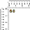 Ammolite Pear Faceted Stones 14mm - 1 pair