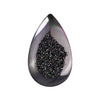 Fenster-Druse Black Knight Birnen-Cabochon 16mm 