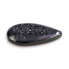Fenster-Druse Black Knight Birnen-Cabochon 16mm 