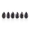 Fenster-Druse Black Knight Birnen-Cabochon 16mm 