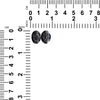Drusy Black Oval Cabochons 16mm - 1 pair