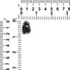 Botryoidal Hematite Free-Form Cabochon 20mm - 1 piece