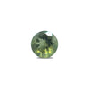 Echter Moldavit im Brillantschliff, rund, 7 mm