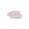 Hand Carved Rose Quartz Buddha head 69ct