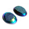 Drusy Cassiopeia Seas Große Cabochons 40mm - 2 Stück 