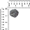 Drusy Silber Rosette 35 mm – 1 Stück 