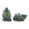 Hand Carved Moldavite Ganesh 21ct