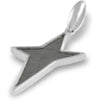Starborn Creations Sterling Silver Muonionalusta Meteorite Star Pendant