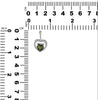Starborn Faceted Genuine Moldavite Heart Pendant
