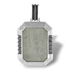 Starborn Sterling Silver Modernistic Muonionalusta Meteorite Pendant