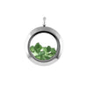 Starborn Tourmaline Window Pendant in Stainless Steel